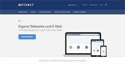 Desktop Screenshot of metanet.ch