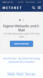 Mobile Screenshot of metanet.ch